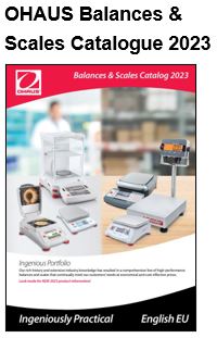 OHAUS Balances and scales catalogue 2023
